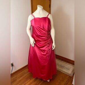 Elegant Pink Evening Gown